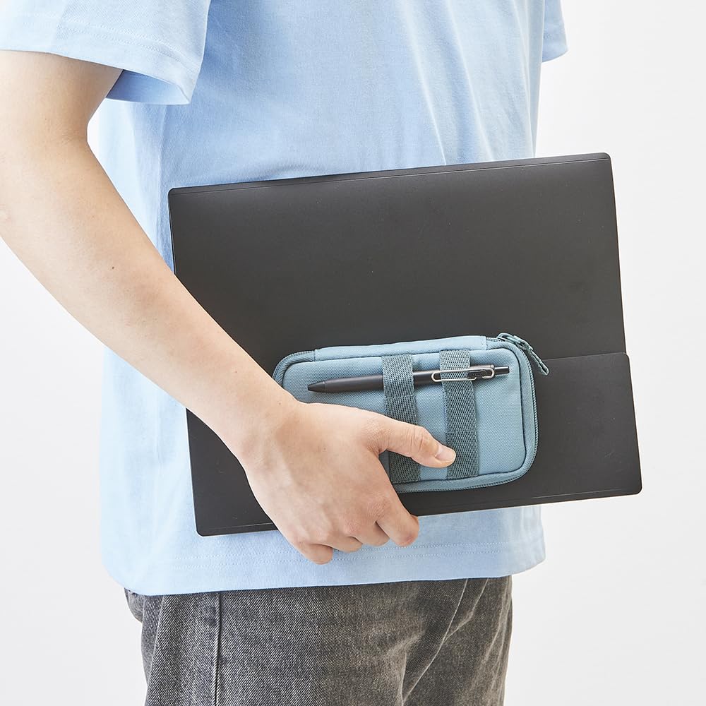 LIHIT SFJ x LIHIT Compact Pen Seaweed LAB. LAB. Pouch, Green, A3200-22