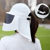 Shades Neck Cycling Sun Hat Breathable Sunshade Hat Portable Summer Sun Hats  Women Men
