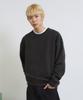 ADERNM Pigment Cut-Line Sweatshirt (Charcoal)