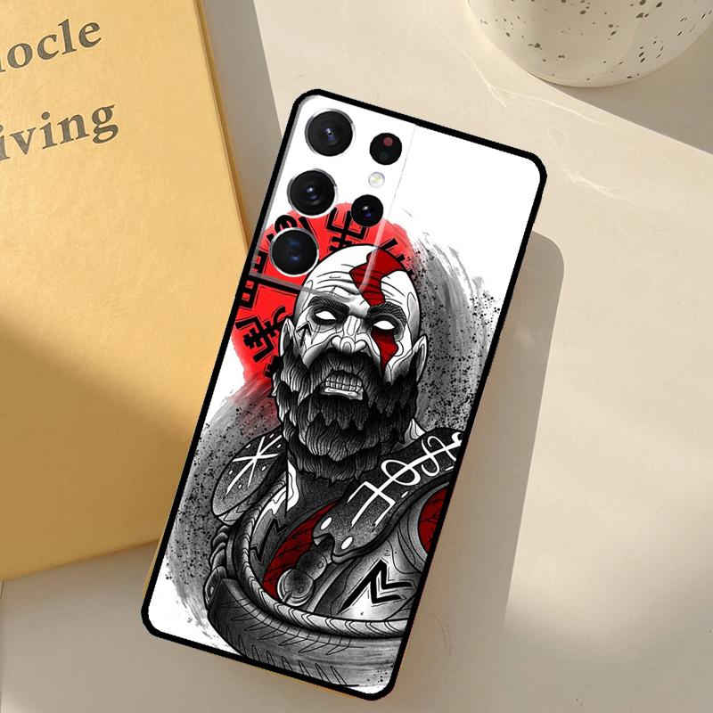 God of War Phone Case For Samsung Galaxy S25 S20 S21 S22 S23 S24 Ultra S9 S10 Plus S25 FE Cover Shell