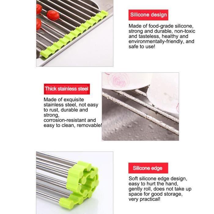 Stainless Steel Folding Dish Rack