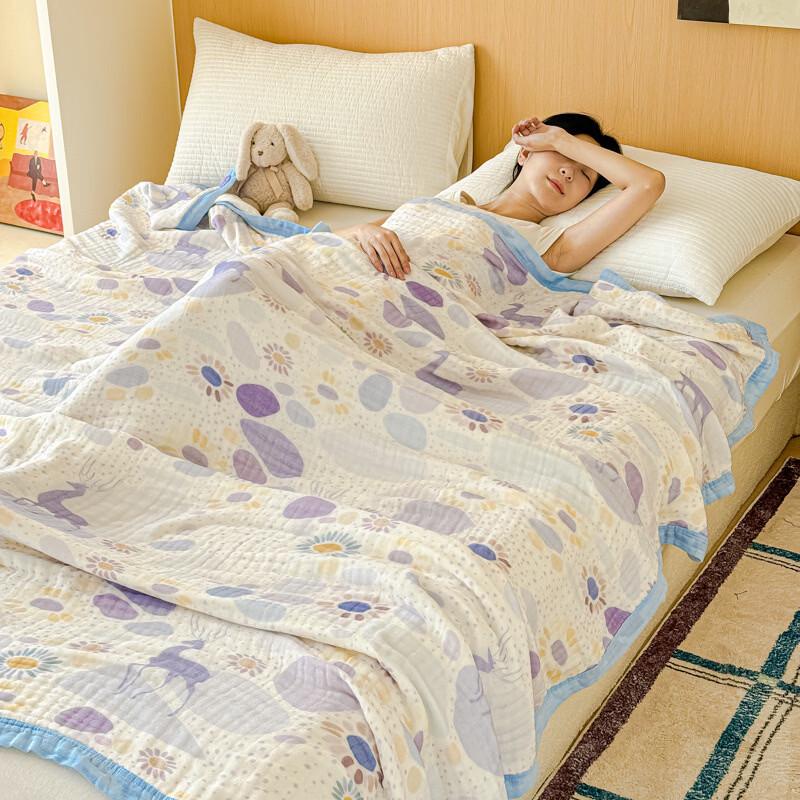 Pure Cotton 6-Layer Gauze Summer Quilt