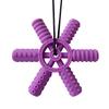 1Pcs BPA Free Silicone Teether Cartoon Sensory Chew Necklace Pendant Oral Motor Chewy Toy Therapy Tools for Kids