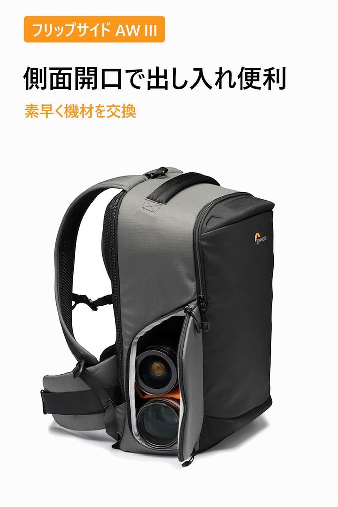 Lowepro Kamerarucksack Flipside 400 AW III Schwarz Rucksack Outdoor-Spezifikation Kameratasche 16L fasst Tablet Abnehmbare Zubehörtasche inklusive Alle