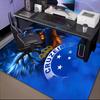 Cru-zeiro Esporte Club Crest Printed Office Carpet Chair Cushion  Entryway Rug, Rugs for Living Room, Bedroom Christmas gifts