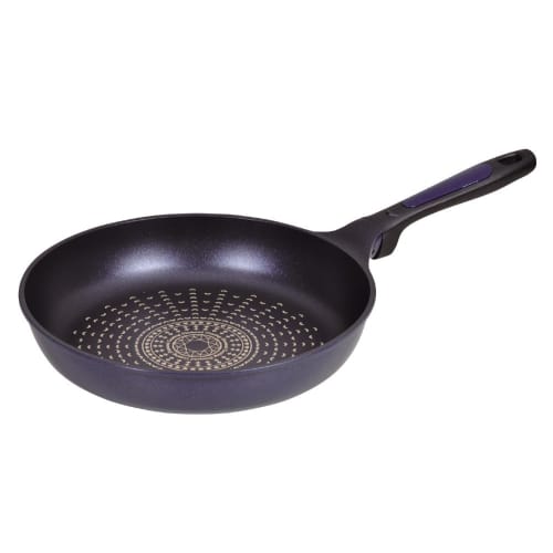 Pearl Metal Lightweight Frying Pan, 28cm, for Gas Stoves Only, Incredibly Lightweight, Blue Diamond Coat, HB-2018 (Not Induction Compatible)