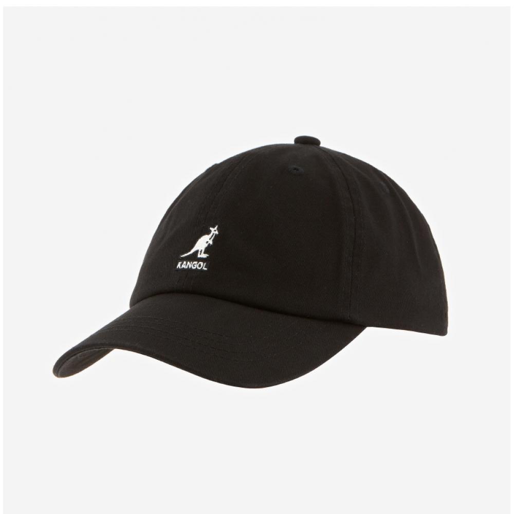 Kangol K5165ht Schwarze Gewaschene Baseballkappe