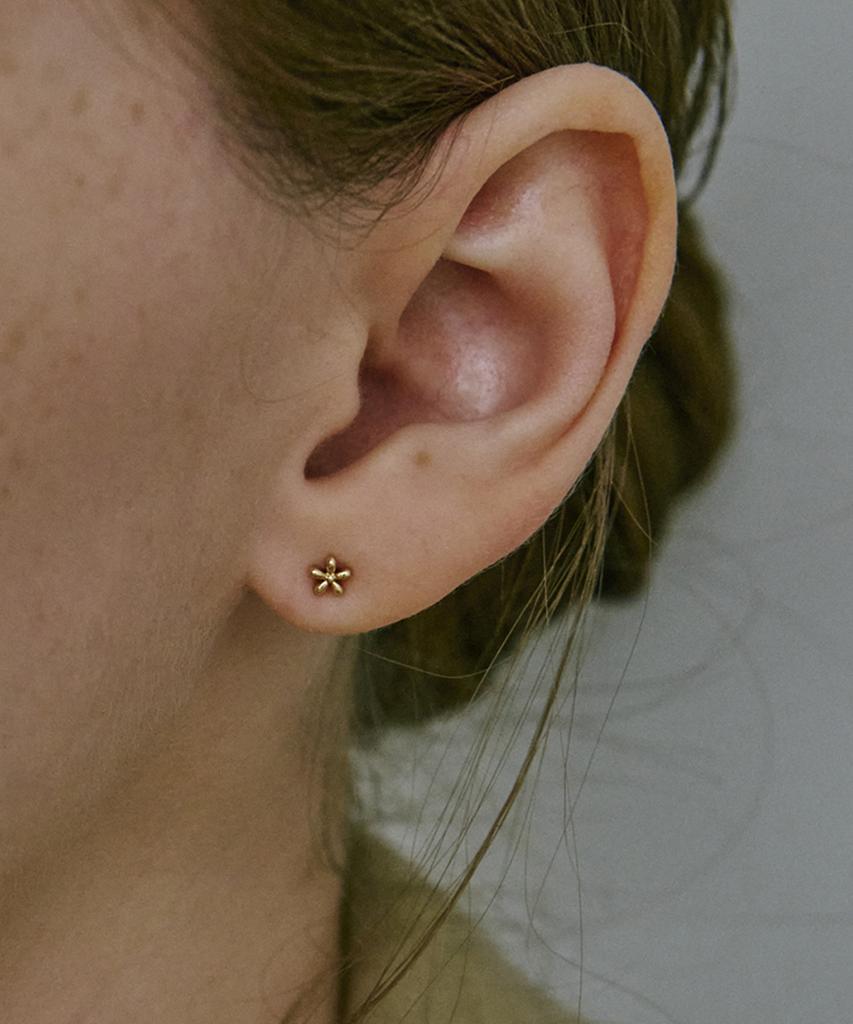 Akarki 14K Humming Flower Piercing / 3 Types