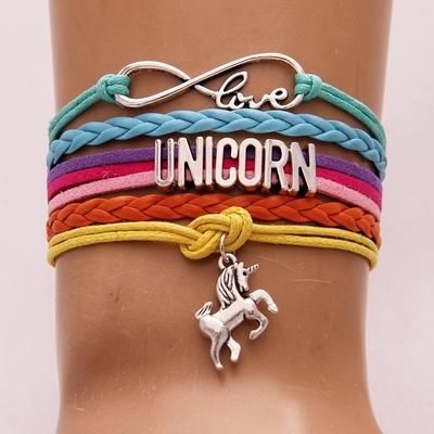Bracelets & Bangles Horse Charm Leather Bracelet Christmas Jewelry Birthday Gift
