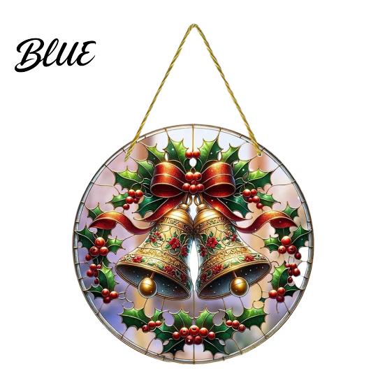 Xmas Tree Hanging for Decor Festive Pendants Ornaments Acrylic Charms Christmas with Lanyard Holiday Party
