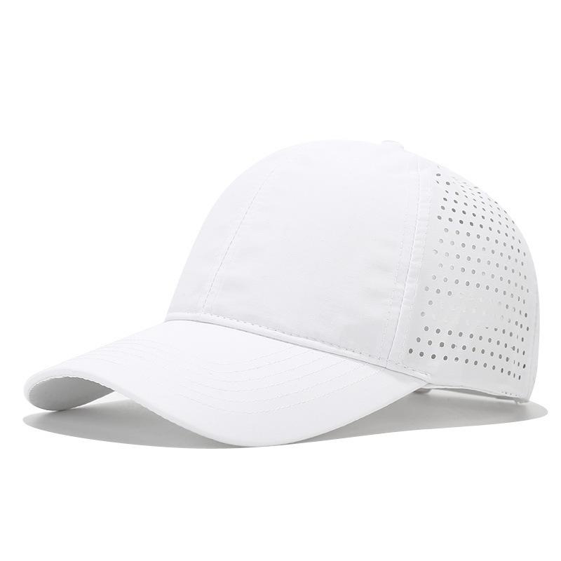 Cap Light Plate Large Brim Baseball Cap Fashion Quick-Drying Mesh Hat Outdoor Sunshade Sun Hat Print Embroidery