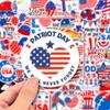 50 Amerikanische Aufkleber Amerikanische Liebe Schmetterling Flaggenaufkleber