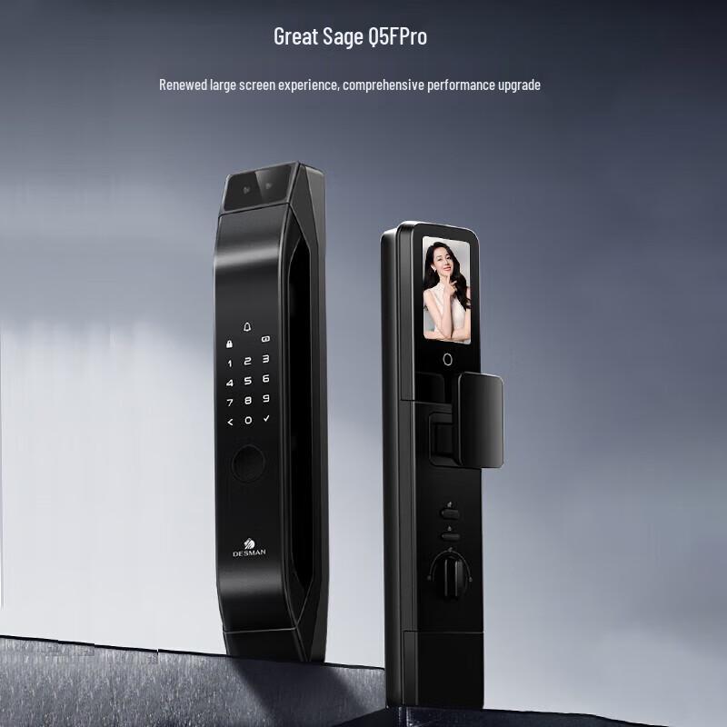 DESMAN Q5FPro 3D Face Recognition Smart Door Lock