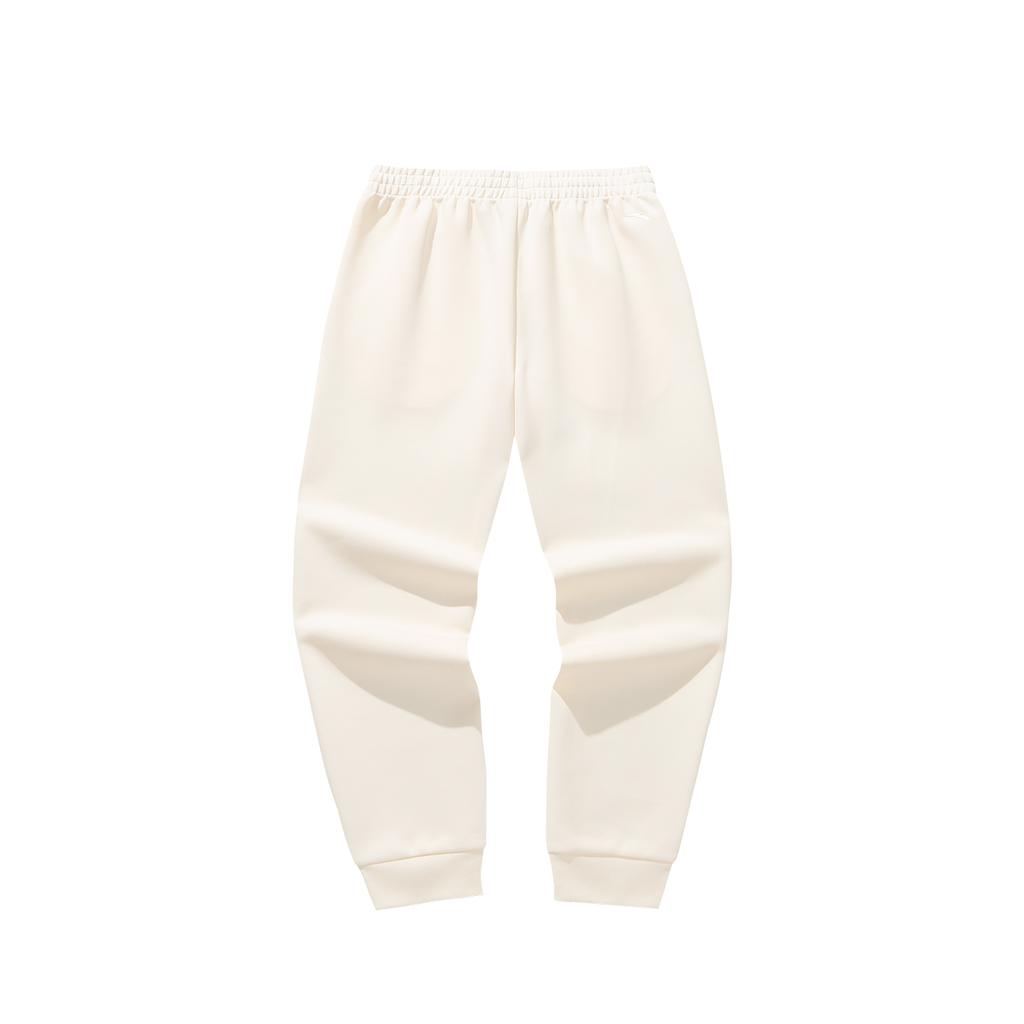 Anta Travel Comprehensive Training Series Knit Sports Pants Women Bottoms Vanilla 962617307-6