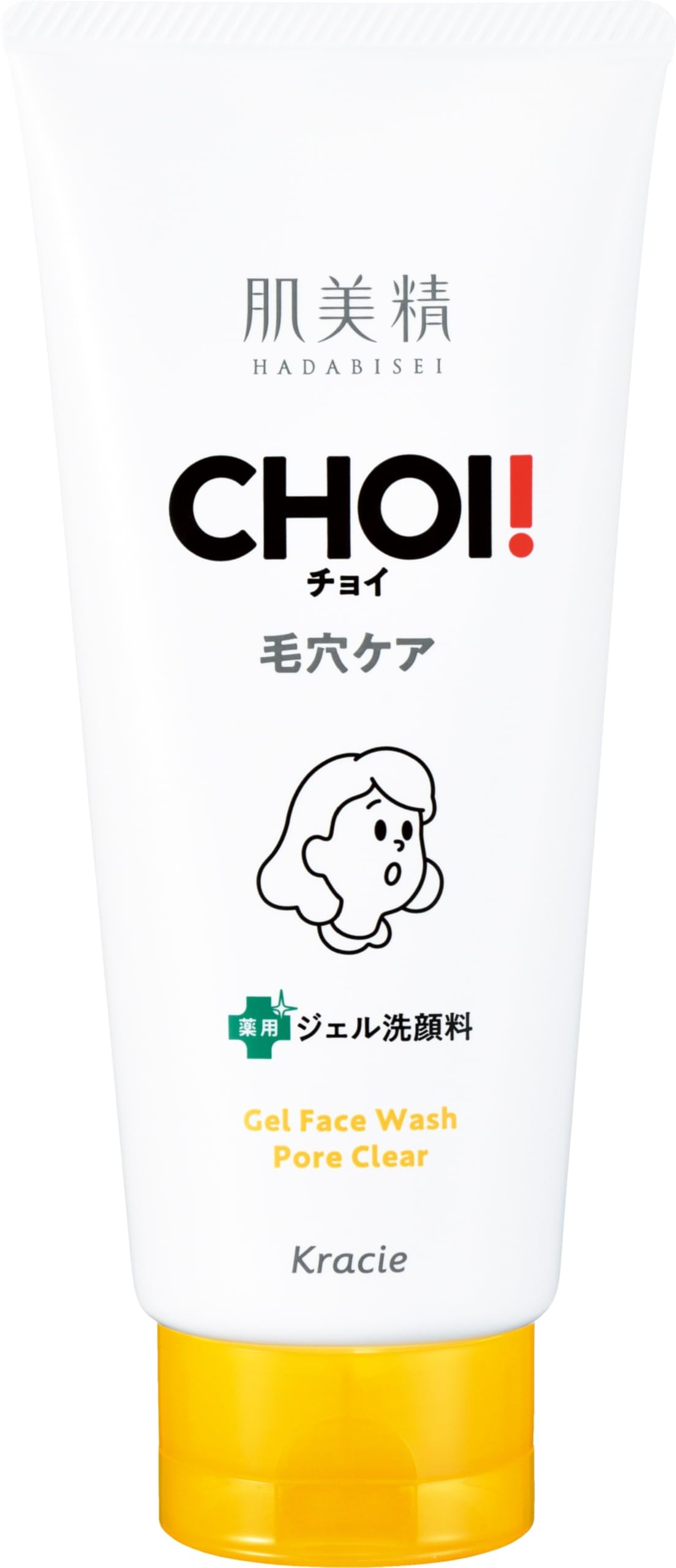 

Hadabisei CHOI Face Wash Medicated Pore Care 110 г Гель для умывания лица Уход за кожей Поры Мертвая кожа Черные точки [квази-лекарство]