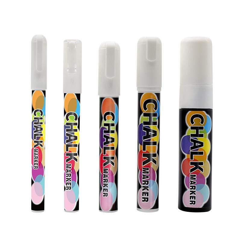 5pcs/set Erasable White Chalk Pen Liquid for LED Greenboard Blackboard