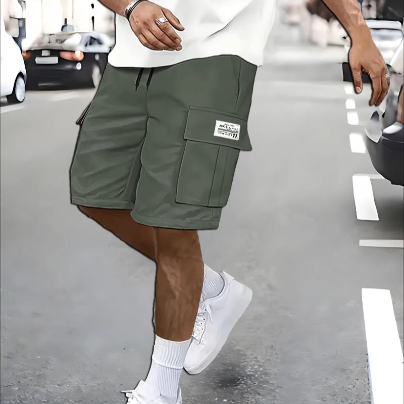 Men's Work Shorts Summer Comfort Multi-pocket Outdoor Leisure Sport Beach Pants Elastic Waistband