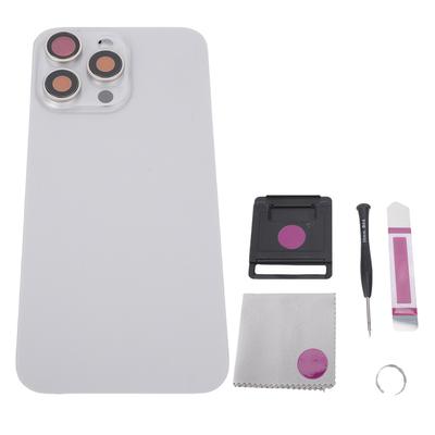 Back Glass Cover Replacement for 15 Pro Maximum Phone Back Glass Cover Battery Door with Pre