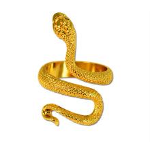 

Multi-Color Cobra Ring Animal Retro Silver-Plated Opening Unisex Adjustable one size