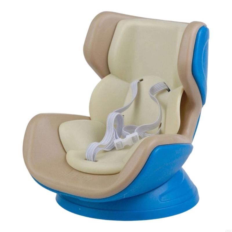 28GC Soft Cushioned Automotive Vent Clip Holder For 4-6.7Inch Plush Toy Stable Display Platform With Adjustable Strap