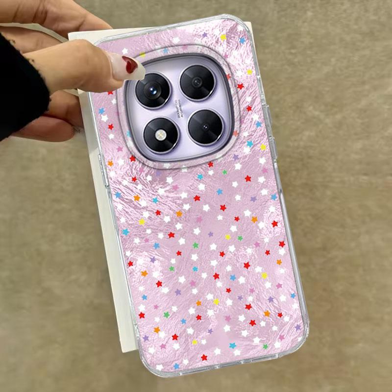 Dla Redmi Note 14 13 12 11 8 9 Pro Max Plus 14S 11S 10S 9S 10 4G 5G Pełny Ekran Wzór Wirująca Gwiazda Ochronne Etui na Telefon
