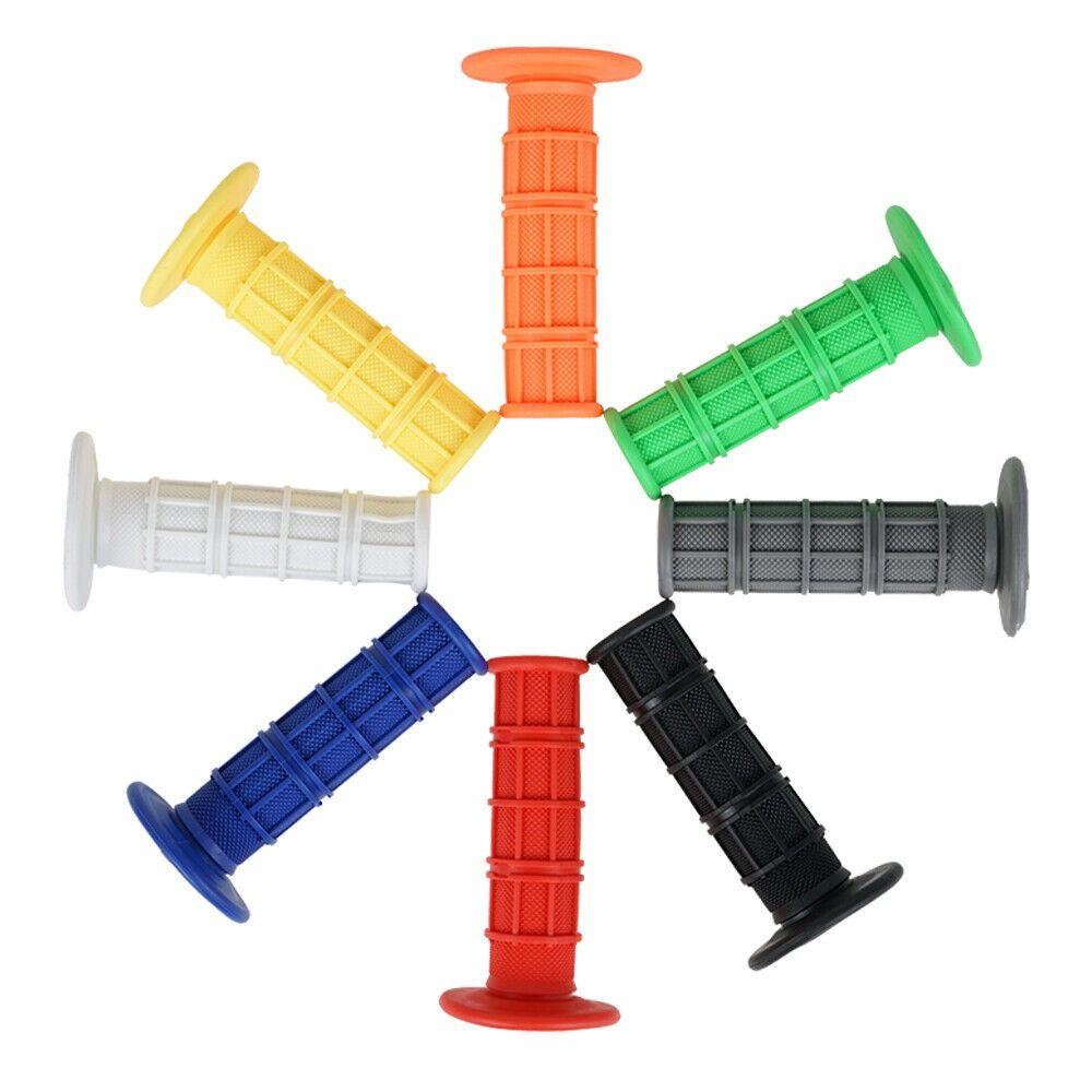 Soft Rubber Motorcycles Handle Bar Grips 22mm 7/8" Motorcycle handlebar
