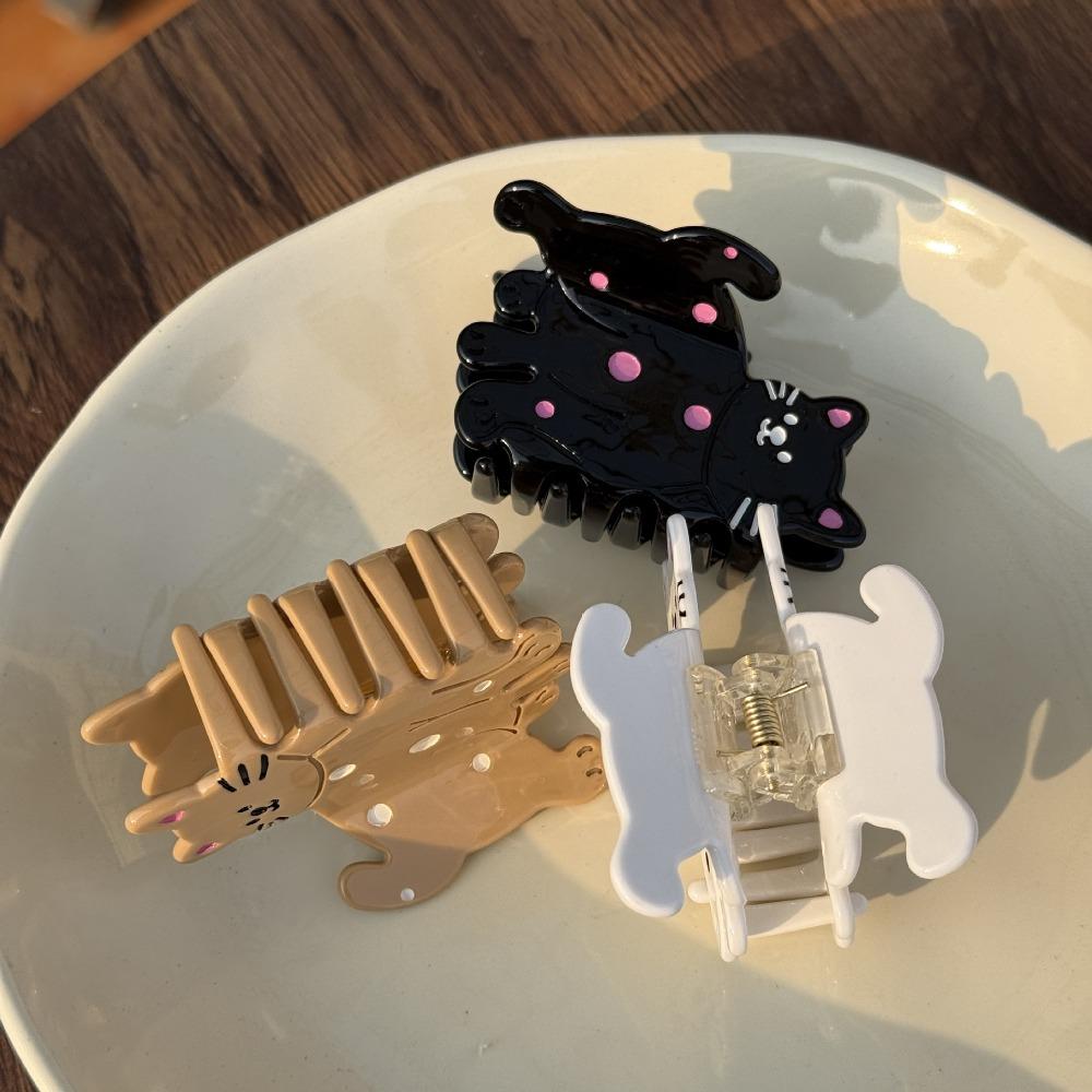 Sweet Chick Shark Clip Acetic Acid Animal Hair Clip Fashion Acetate Cat Hair Claw Daily
