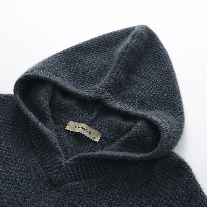 Comon Boca Women's Hooded 100% Cashmere Sweater