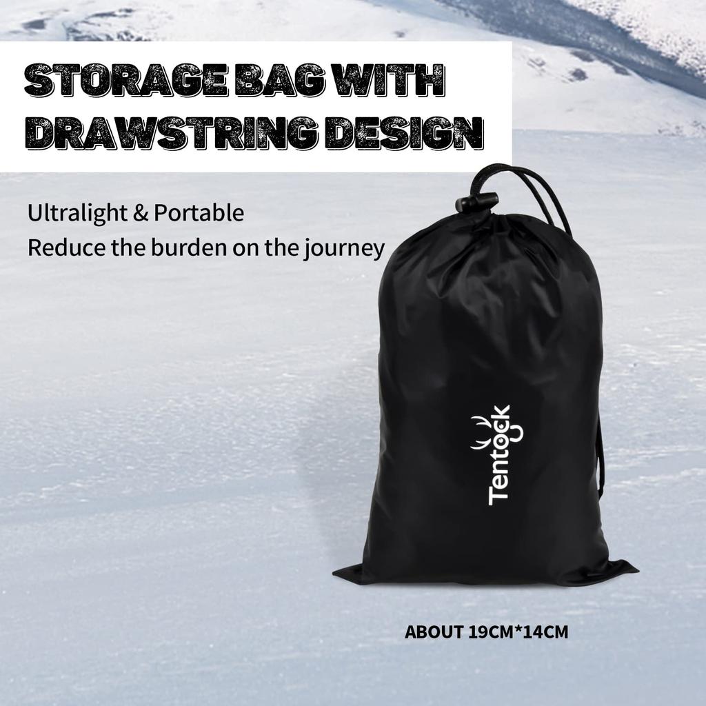 Tentock Down Shoes and Outdoor Winter Cold Weather Down Tent Comfortable Feather Foot Black Socks, Gear, Plus, Unisex, Shoes, Short, Sleep, Socks,