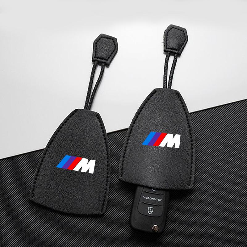 1Pcs M LOGO Car Key Protection Shell Bag Car Key Case Cover Car Keychain For BMW X6 X1 X2 X3 X4 X5 X7 E46 E39 E90 E36 E60 E34 E30 F30 E71 F10 F10