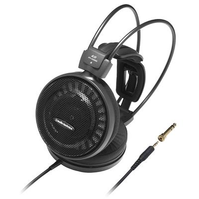 Audio-Technica ATH-AD500X Kabelová vzduchová dynamická sluchátka s otevřenou zadní stranou, Černá