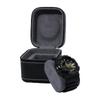 Luxury PU Leather Zippered Watch Box for Men