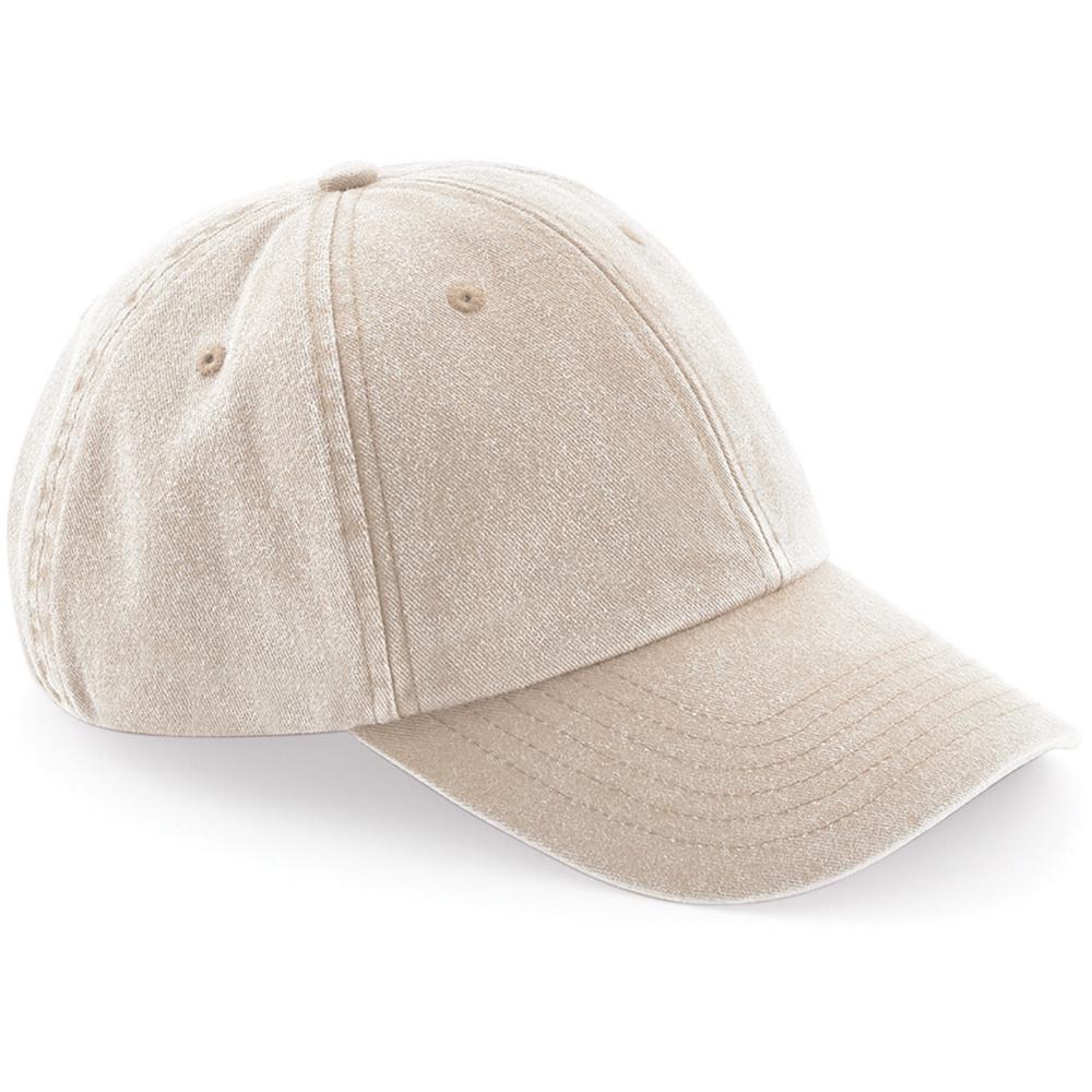 Beechfield Unisex Low Profile Vintage Denim-Look Cap