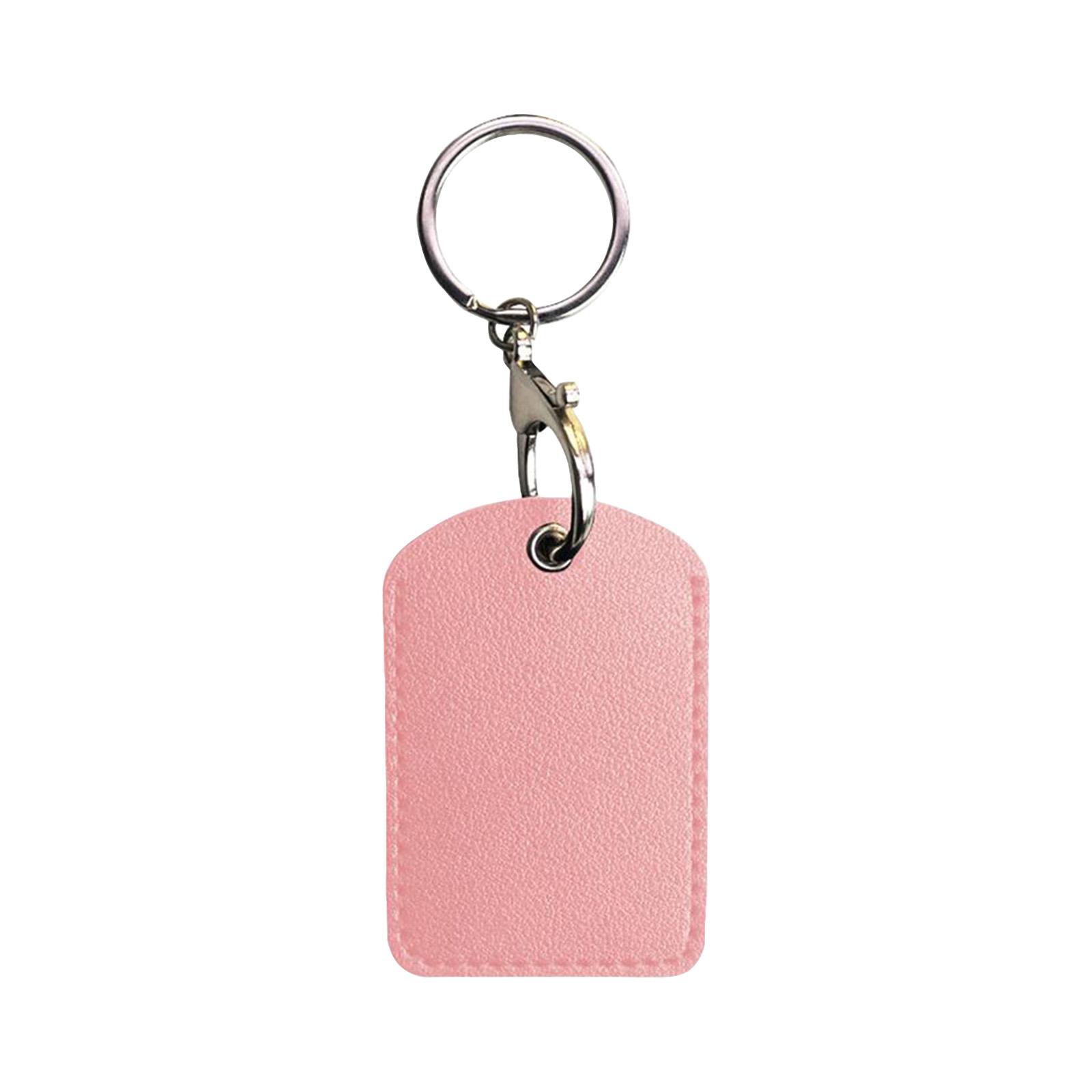 

PU Keychain With Key Ring, Can Be Used To Hang ID Card, Key Card, Etc. One Size