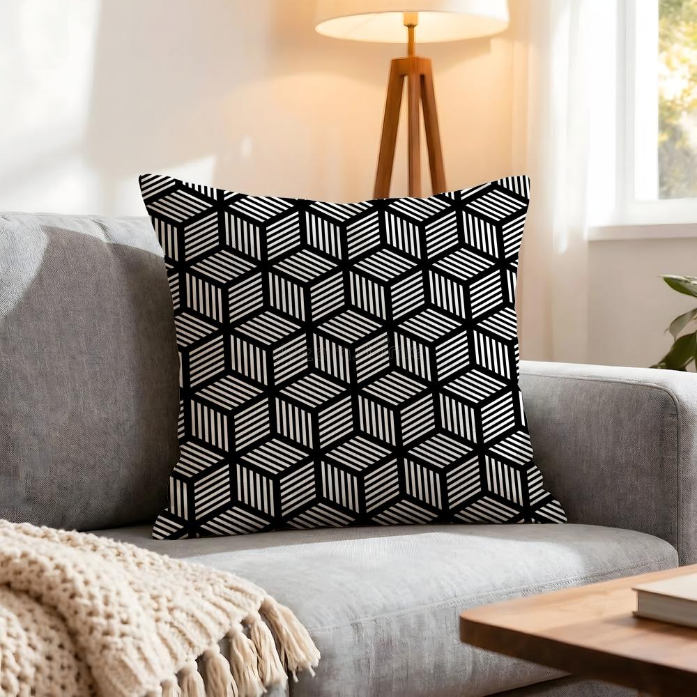 Pattern Creative Print Cushion Cover 1Pcs Decorative Covers Soft Cushion Case For Sofa Couch Decor 40X40 45X45 Pillowcases