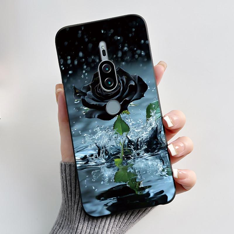 For Sony Xperia XZ2 Premium SO-04K SOV38 XZ2Premium Case Luxury Cute Cool Boys Girls Black Soft Silicone Back Cover TPU Housing