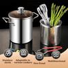 Deep Fryer Pot Stainless Steel Fry Pot with Basket and Lid Food Grade Deep Fryer Multifunct Deep Frying Pots Kitchen Tools 2025