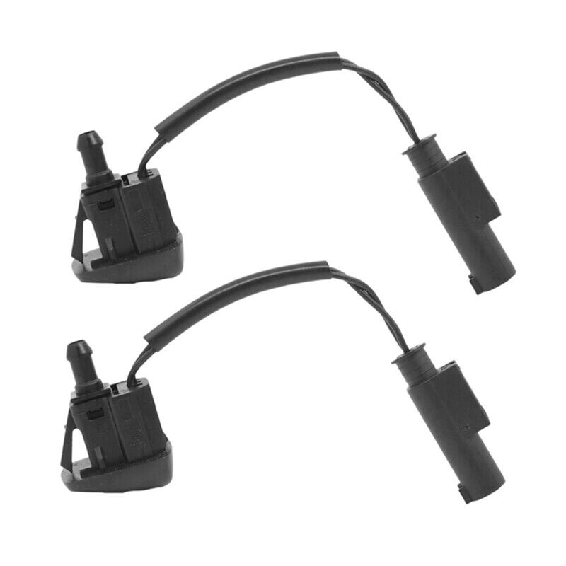 2PCS Automobile Front Hood Nozzle Windshield Nozzle Parts Accessories For BMW 61667046060