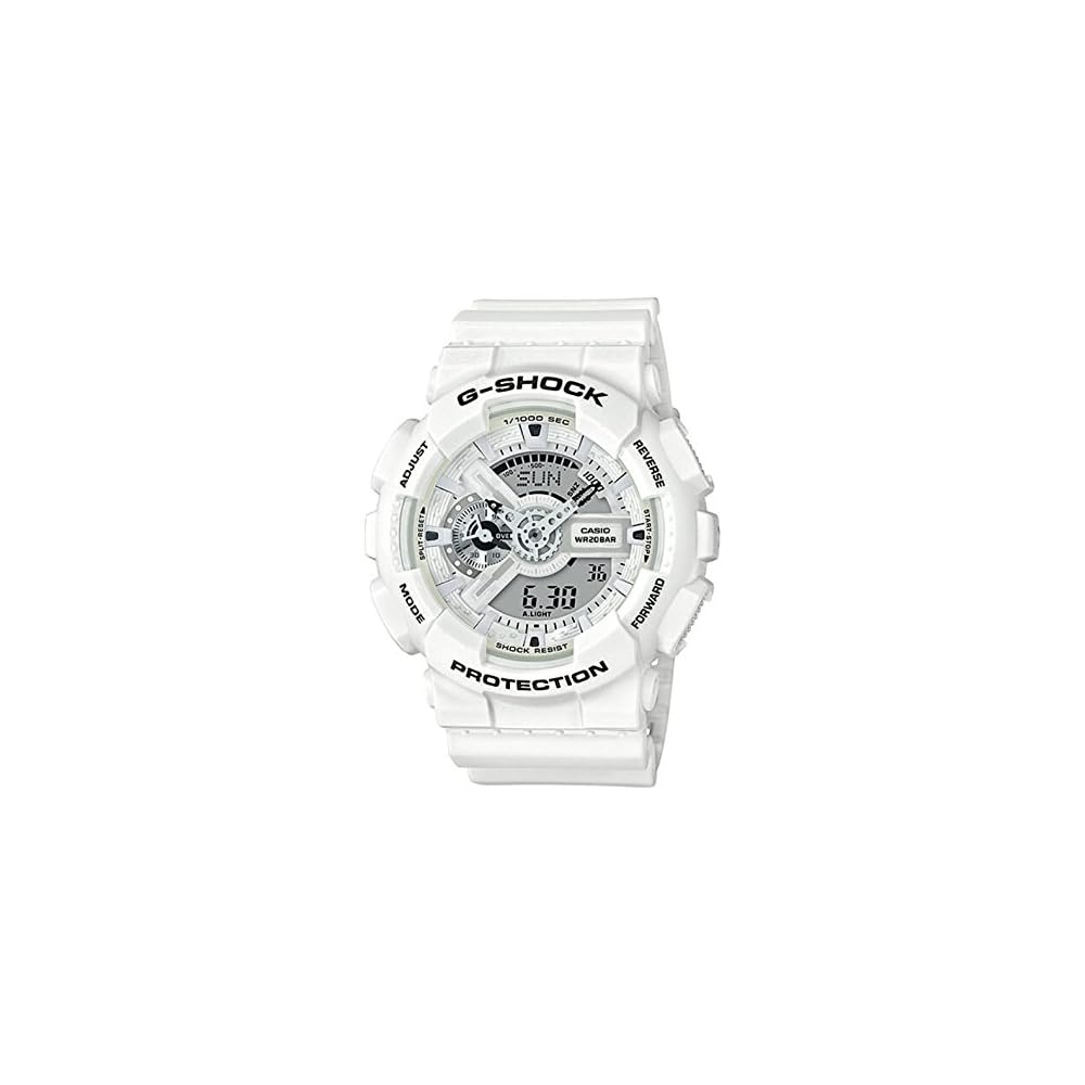 Casio G-Shock GA-110MW-7A Men s Watch White Analog-Digital Waterproof Shock Resistant
