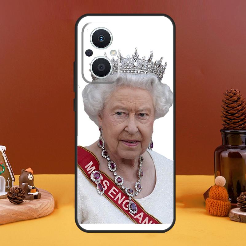 England Queen Elizabeth II Case For OPPO Reno 10 Pro 11 F 4 5 6 7 8 Lite 4Z 5Z 8T OPPO Find X5 X2 X3 Lite X6 Pro Cover OPPO Reno8 T 4G