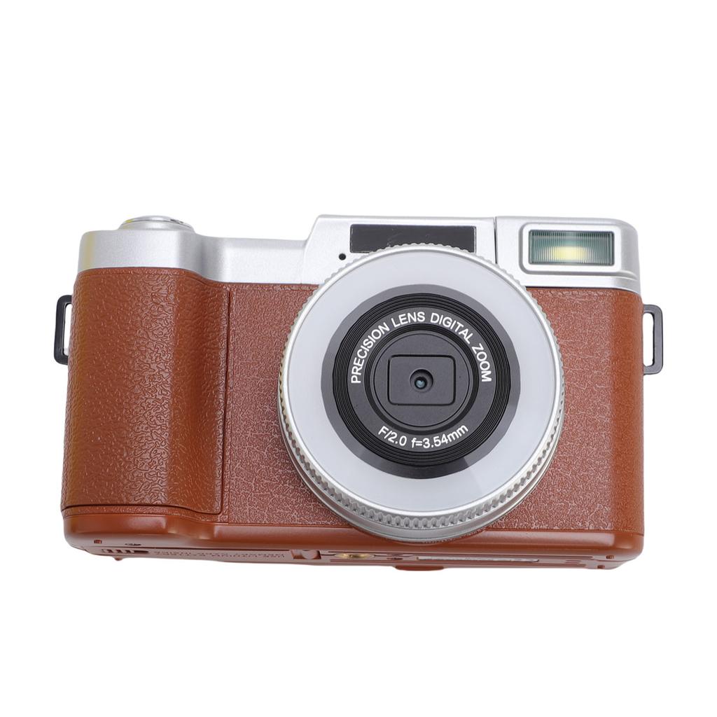 4K Digital Camera Autofocus 64MP Vlog Camera with 2.8 Inch 180 Degree   Screen Travel Camara for Photography