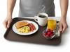 CARNIVAL WAITER'S TRAY ANTI-SLIP BROWN RECTANGULAR 41.5×30.5×2cm