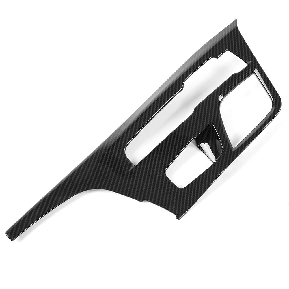 Carbon Fiber Style Center Console Gear Shift Panel Cover Trim for 5 Series G30 2017‑2018