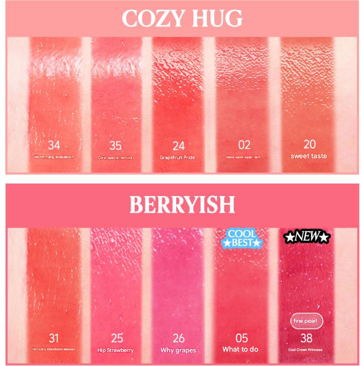 CLUB CLIO PERIPERA Ink Mood Glow Tint 13 kolorów, 4g (22 Opcje)