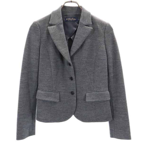 Brooks Brothers Made in Japan wool tailored jacket gray Women Used