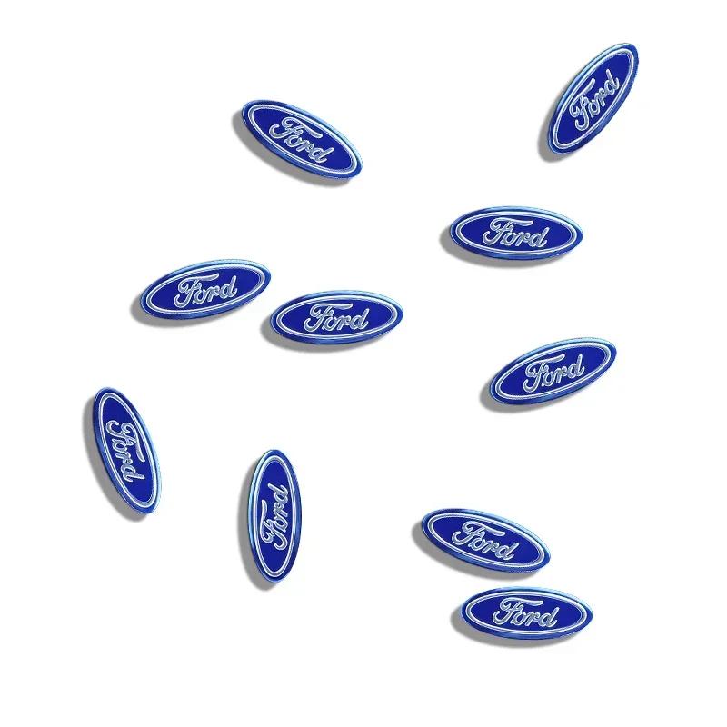 Autoaufkleber 2026 Ford Neu 2025 Heiß 21mm Auto Fernbedienung Schlüssel Emblem Logo Aufkleber Dekoration Decal Für Ford ST FOCUS 2 3 Mondeo Fiesta