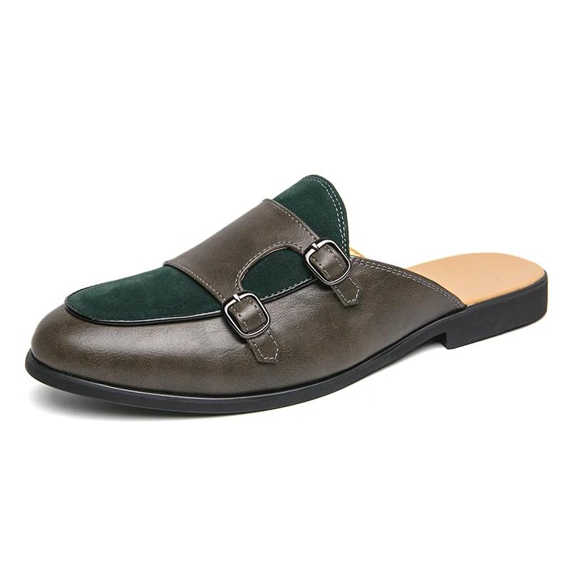 2025 Men Loafers Casual Shoes Men Flat Muller Shoes Club Comfort Slippers Luxury Trendy Summer Gents Shoes Leisure Walk