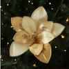 Pailletten Weihnachtsglitzer Blume 15CM Paillettenblume Neue Simulationsblumen Neujahrsfest