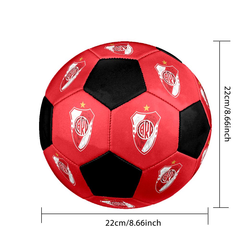 River Plate CARP Soccer Ball Colorful All Ages Machine Stitched PVC Competition Ready Durable High-Bounce.SIZE5