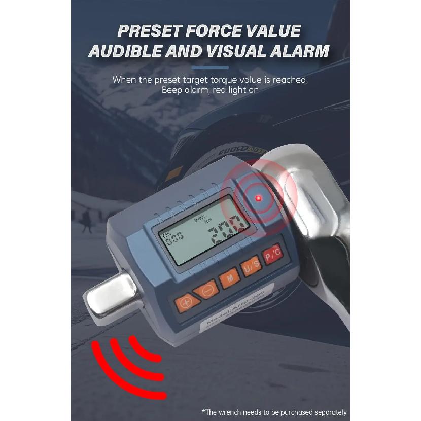 ANC 1/2‘’Drive Industrial Large Screen Digital Torque Adapter Special Torque Gauge Maintenance Instrument for Accurate Detection